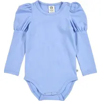 Müsli Body l/ä - Cozy Mig Puff - Shell Blue - - 68 - Body L/Ä