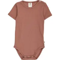 Müsli Body k/ä - Rib - Cozy Jag - Pekannöt - - 68 - Body K/Ä