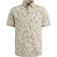 Vanguard Polohirt Piqué Print Beige Khaki torlek