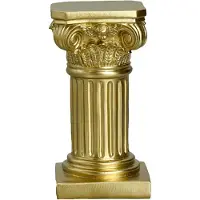Typecat Guld romersk pelare hartsskulptur kolumndekor romersk pelare statyer ho
