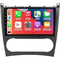 RoverOne Bilradio Bluetooth CarPlay GPS-Navigering för Mercedes Benz C Class W203 W209 C180 C200 CL203 C209 A209 2004 - 2011