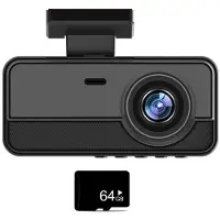Tlily 3-Kanals Dash Cam för Bilkamera WIFI 1080P Videobandspelare Backkamera för Fordon Bil DVR Biltillbehör