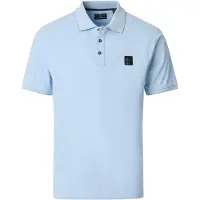 Casamoda CASAODA Polo Jersey Tipping Blå Ljusblå Storlek