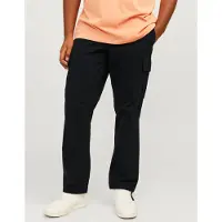 Jack & jones Plus Cargobyxa 'JPSTKane JJBarkley' svart