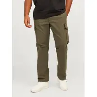 Jack & jones Plus Cargobyxa 'JPSTKANE JJBARKLEY' oliv