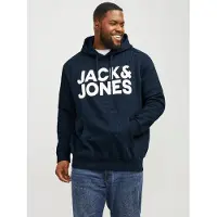 Jack & Jones Crop Logo Plus Size Huvtröja
