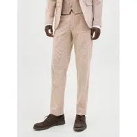 Jack & Jones Pressveckad byxa 'Riviera' beige