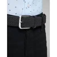 Jack & Jones Bälte 'Spring' svart / silver