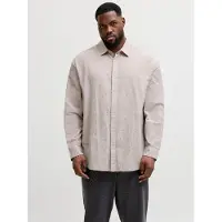 Jack & Jones Breeze Linen Plus Size Skjorta Med Långa ärmar