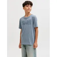 Jack & Jones Junior T-shirt 'JJEcorp' opal / duvblå