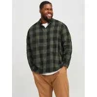 Jack & Jones Gingham Plus Size Skjorta Med Långa ärmar
