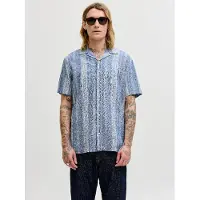 Jack & jones Skjorta 'Summer' blå denim / vit