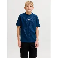 Jack & Jones Junior T-shirt 'JCOBreeze' blå / vit