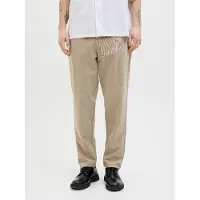 Jack & Jones Pressveckad byxa 'JPSTACE LEO' greige