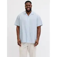 Jack & Jones Breeze Linen Plus Size Kortärmad Skjorta