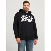 Jack & Jones Crop Logo Plus Size Huvtröja