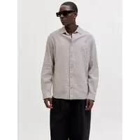 Jack & Jones Esummer Linen Blend Skjorta Med Långa ärmar
