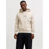 Jack & Jones Sweatshirt 'JJESOHO' greige / svart