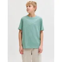 Jack & Jones T-shirt - Noos - JjeStar - Mineral Blue - - 10 år (140) - T-shirt