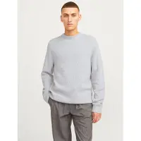 Jack & Jones Milano Stitch Bomull Herr Grå Sweatshirt