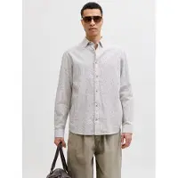 Jack & Jones Esummer Linen Blend Skjorta Med Långa ärmar