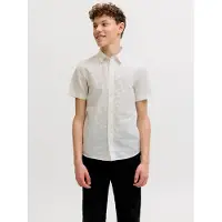 Jack & Jones Skjorta - JjeBreeze - White - - 12 år (152) - Skjorta