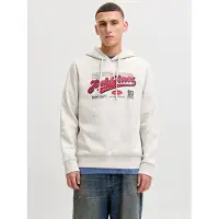 Jack & Jones Sweatshirt röd / svart / vitmelerad