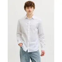 Jack & Jones Esummer Linen Blend Skjorta Med Långa ärmar