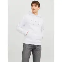 Jack & Jones Sweatshirt 'JJEStar' svart / vit