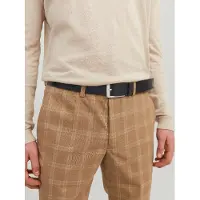 Jack & Jones Bälte 'Stockholm' svart / silver
