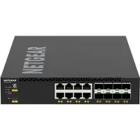 Netgear M4350 Series M4350-8X8F - Switch - L3 - Administrerad - 8 x 10/100/1000/2.5G/5G/10GBase-T + 8 x 1 Gigabit / 10 Gigabit SFP+ - främre till bakre luftflöde - rackmonterbar