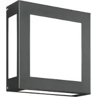 CMD Utomhus vägglampa med rörelsesensor LEGENDO, Svart, Rostfritt stål, Modern