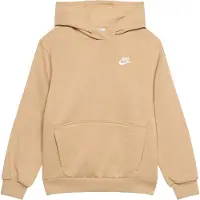 Nike Luvtröja NSW Club Fleece - Beige/Vit Barn, storlek L: 147-158 cm
