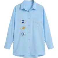 Imily Bela Blus blå / gul / vit