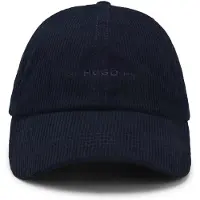 HUGO Soft cotton corduroy cap with embroidered logo