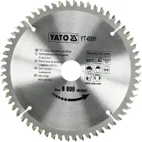 YATO Sågklinga för aluminium YT-6091; 200 mm; 30 mm; 60 T