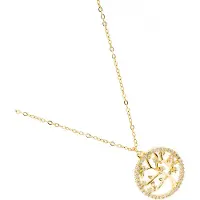 Luxenter Luxenterhalsband med glänsande zirkonia 18K guldfinish - Gorbou
