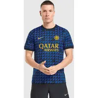 Nike Inter Tränings T-Shirt Pre Match - Blå/Svart/Guld - , storlek Large