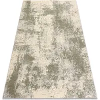 Rugsx FLUX 461.138.SA400 ullmatta OSTA - Abstraktion, strukturell, loft grön / beige 160x230 cm