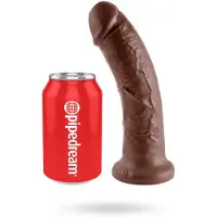 King Cock 8" dildo (20 cm, brun)