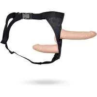 You2Toys - Strap-on dubbel dildo - silikon