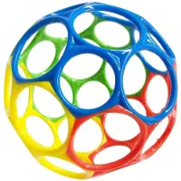 Oball Classic Boll - 8 cm - Blå/Grön/Röd/Gul - - One Size - Gripleksaker