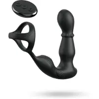 Pipedream Anal Fantasy Ass-Gasm - roterande analvibrator med peniring (svart)