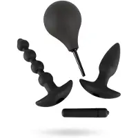 Black Velvets - analvibrator set - 4 delar