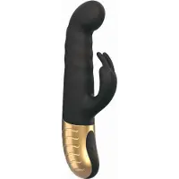 Dorcel G-stormer - uppladdningsbar, stötande vibrator med klitorisklav (svart)