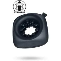 Satisfyer - penisring masturbator - uppladdningsbar vibrator - svart
