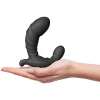 Dorcel Ultimate Expanderande Vibrator 12 cm - Svart - Svart