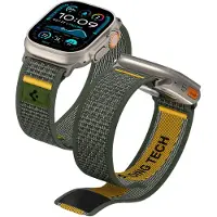 Spigen Apple Watch Series Ultra 3/2/Ultra/11/10/9/8/7/6/SE 3/(2022)/SE Athlex Air Strap - 49mm/46mm/45mm/44mm - Aktiv grön