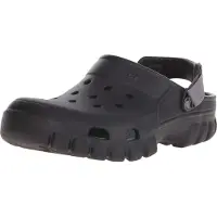 Crocs unisex Offroad sporttofflor - svart/grafit, Croslite Comfort, Justerbar hälrem, Slitstark yttersula (Herrstorlek 9 / Damstorlek 11)