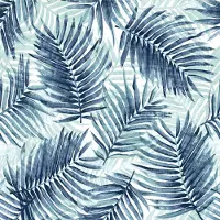 Tommy Bahama - Premium Peel and Stick Tapet Designer Tropical Tapet fr Sovrum Essentials Sjlvhftande vinyl 30,75 Sq Ft Tckning (Escape Route